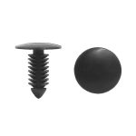 MANSHU 200 Pcs Car Plastic Trim Boot Rivets Push Clip Fastener, 6.4mm Hole Push Retainer Bumper Fender Shield Clips, Automotive Plastic Push Pins Bumper Clips, Car Plastic Rivets Retainers Screw. - Image 2